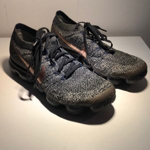 Nike Vapormax. Grey with Bronze Stripe. Size 8.5.